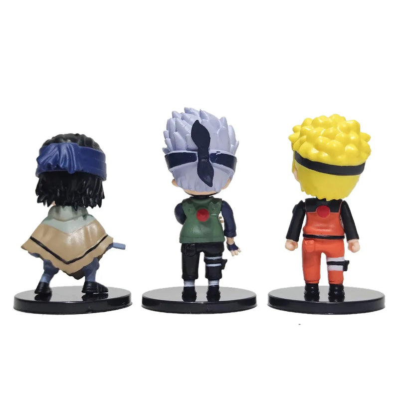 Kit 12 Peças Miniaturas Naruto Shippuden