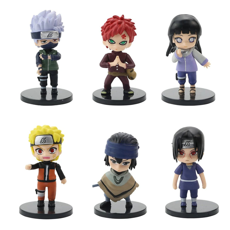 Kit 12 Peças Miniaturas Naruto Shippuden