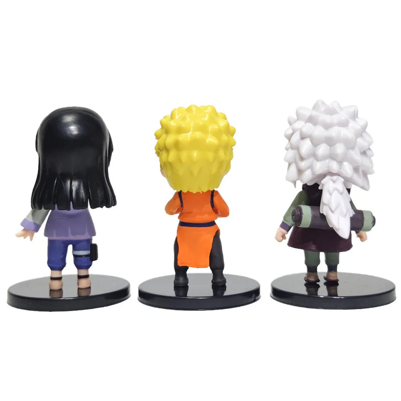 Kit 12 Peças Miniaturas Naruto Shippuden