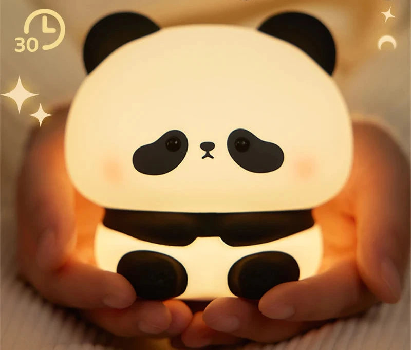 Luminária de silicone Panda